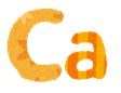 Ca(カルシウムの元素記号)