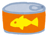 魚の缶詰のイラスト