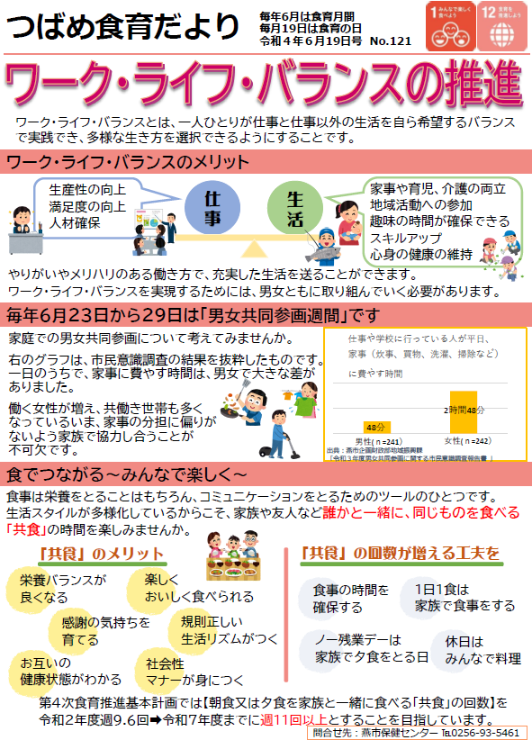 つばめ食育だより令和4年6月19日号