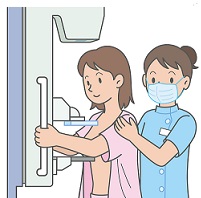 乳がんイラスト