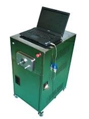 緑色の小型「イオン洗浄装置」という機器の写真