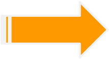 オレンジ色の右方向の矢印のイラスト