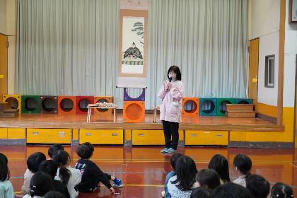 藤の曲がり保育園での天神講行事の様子