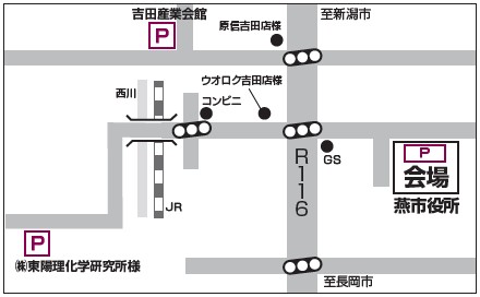 周辺駐車場見取図
