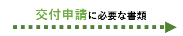 交付申請に必要な書類