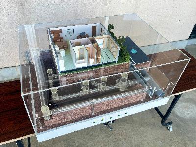 排水設備ミニチュア模型の展示
