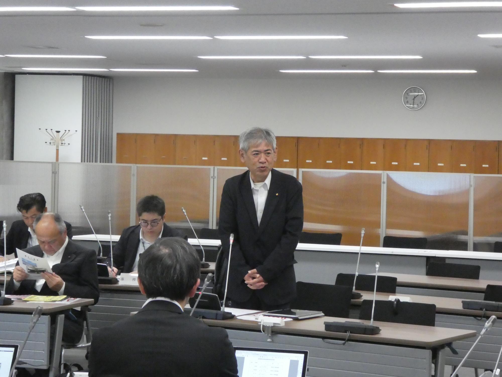 視察受入の様子