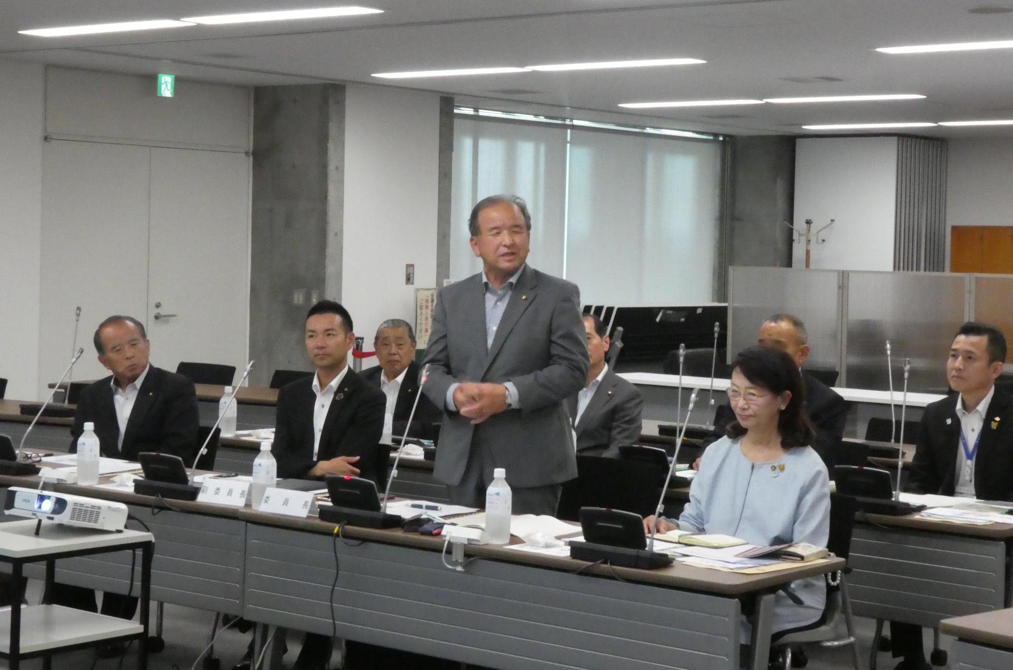 視察受入の様子