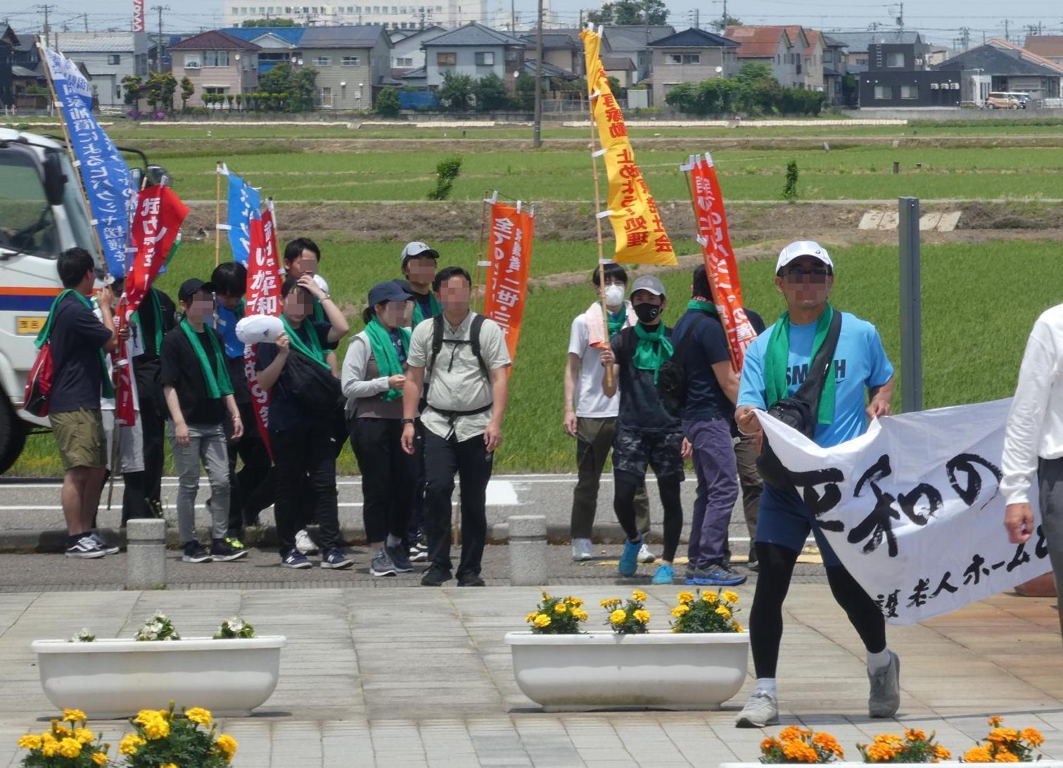 非核・平和行進のようす