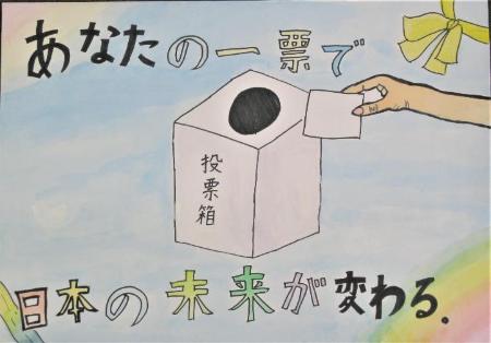 あなたの一票で日本の未来が変わる。