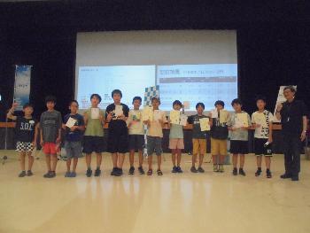 WRO Japan 2026公認新潟予選会ミドル競技参加児童の集合写真