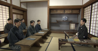 (写真)長善館「越北の鴻都 私塾 長善館」