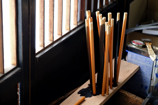 羅宇煙管に使用する竹の筒