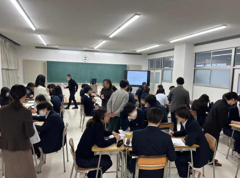 2026ライフデザインセミナー 県立分水高校の様子