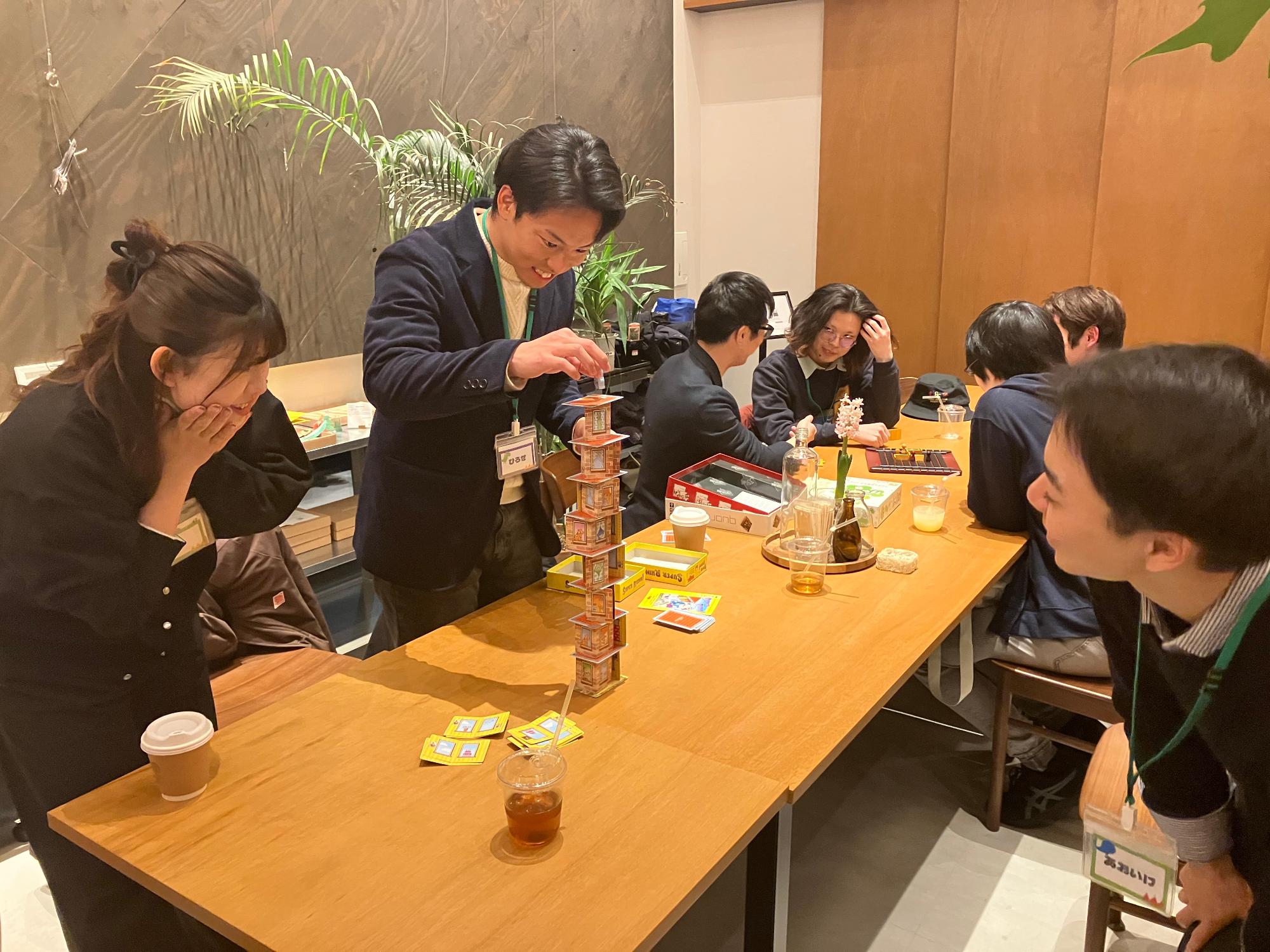 バランス感覚を問われるゲームにハラハラ