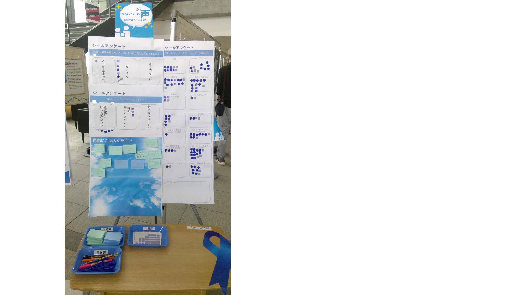 シールアンケート