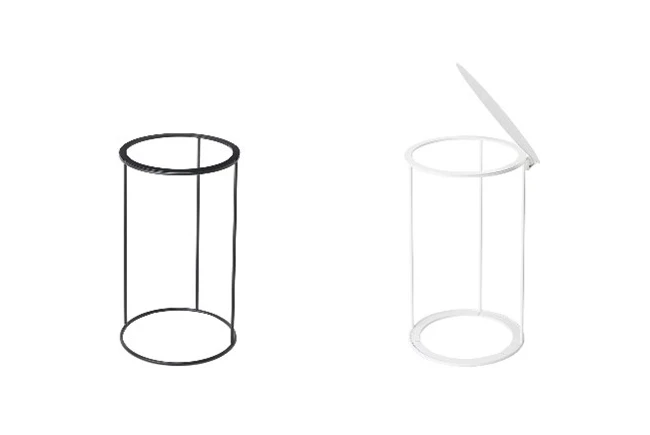 KUROSHIRO PLASTIC BAG HOLDER OPEN/LID （ブラック・ホワイト）