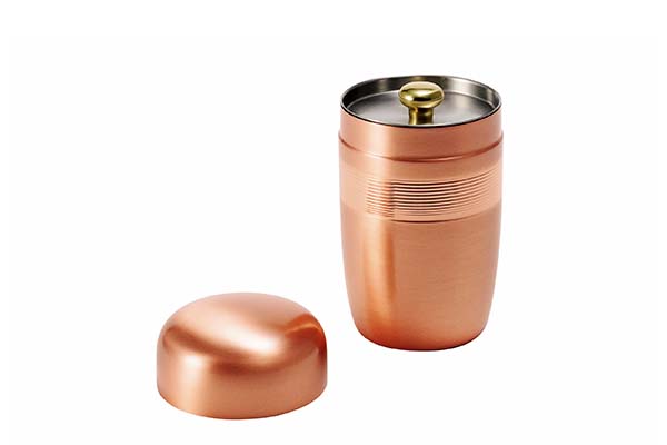  DM-702 純銅ライン入りなつめ型銅夢缶