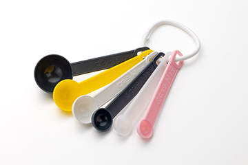 リング付きプラスチック計量スプーン