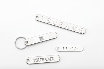 立体印刷金属キーホルダー